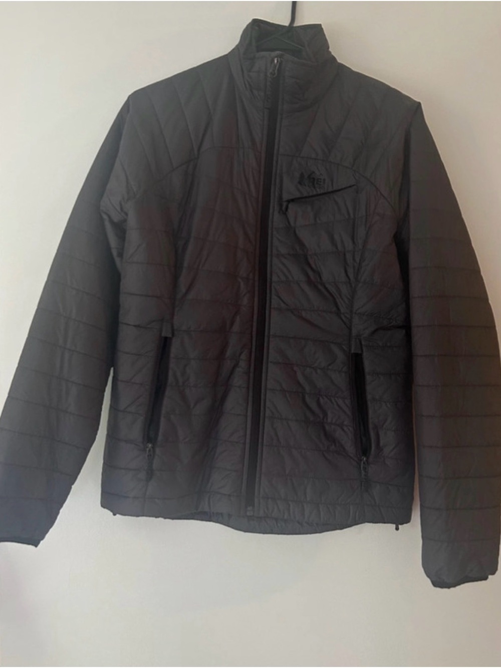 REI Men's Black Quilted Puffer Jacket